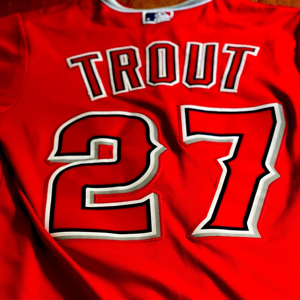 Majestic MLB Mike Trout jersey size small